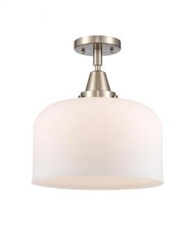 Bell - 1 Light - 12 inch - Brushed Satin Nickel - Semi-Flush Mount (3442|447-1C-SN-G71-L)