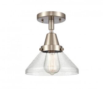 Caden - 1 Light - 8 inch - Brushed Satin Nickel - Semi-Flush Mount (3442|447-1C-SN-G4474-LED)