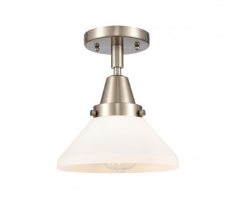 Caden - 1 Light - 8 inch - Brushed Satin Nickel - Semi-Flush Mount (3442|447-1C-SN-G4471-LED)