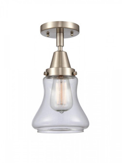 Bellmont - 1 Light - 6 inch - Brushed Satin Nickel - Semi-Flush Mount (3442|447-1C-SN-G192)