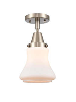 Bellmont - 1 Light - 6 inch - Brushed Satin Nickel - Semi-Flush Mount (3442|447-1C-SN-G191)