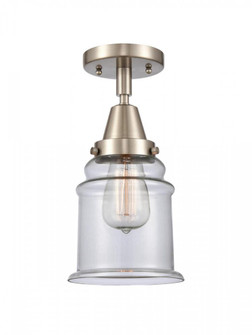 Canton - 1 Light - 6 inch - Brushed Satin Nickel - Semi-Flush Mount (3442|447-1C-SN-G182-LED)