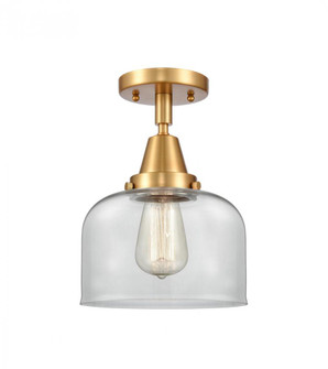 Bell - 1 Light - 8 inch - Satin Gold - Semi-Flush Mount (3442|447-1C-SG-G72)