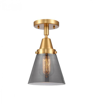 Cone - 1 Light - 6 inch - Satin Gold - Flush Mount (3442|447-1C-SG-G63)