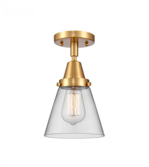 Cone - 1 Light - 6 inch - Satin Gold - Flush Mount (3442|447-1C-SG-G62-LED)