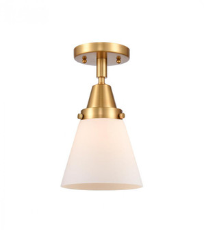 Cone - 1 Light - 6 inch - Satin Gold - Flush Mount (3442|447-1C-SG-G61-LED)