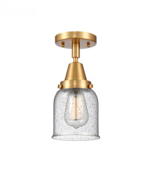 Bell - 1 Light - 5 inch - Satin Gold - Semi-Flush Mount (3442|447-1C-SG-G54)