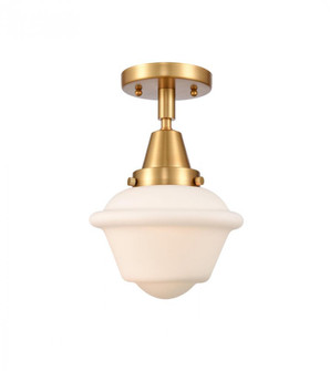 Oxford - 1 Light - 8 inch - Satin Gold - Semi-Flush Mount (3442|447-1C-SG-G531)