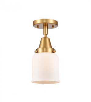 Bell - 1 Light - 5 inch - Satin Gold - Semi-Flush Mount (3442|447-1C-SG-G51)