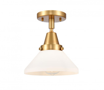 Caden - 1 Light - 8 inch - Satin Gold - Semi-Flush Mount (3442|447-1C-SG-G4471)