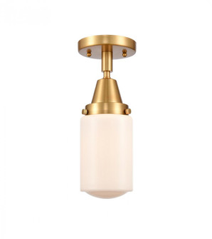 Dover - 1 Light - 5 inch - Satin Gold - Flush Mount (3442|447-1C-SG-G311-LED)