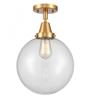 Beacon - 1 Light - 10 inch - Satin Gold - Semi-Flush Mount (3442|447-1C-SG-G202-10-LED)