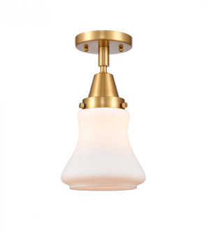 Bellmont - 1 Light - 6 inch - Satin Gold - Semi-Flush Mount (3442|447-1C-SG-G191)