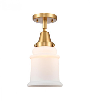 Canton - 1 Light - 6 inch - Satin Gold - Semi-Flush Mount (3442|447-1C-SG-G181-LED)