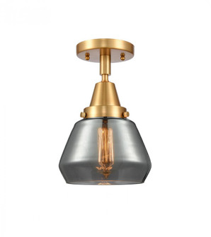 Fulton - 1 Light - 7 inch - Satin Gold - Semi-Flush Mount (3442|447-1C-SG-G173-LED)