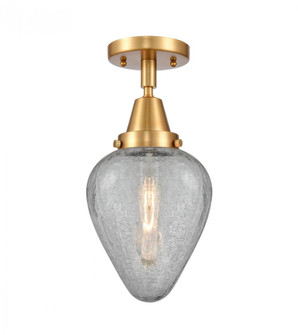 Geneseo - 1 Light - 7 inch - Satin Gold - Semi-Flush Mount (3442|447-1C-SG-G165)