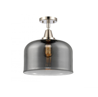 Bell - 1 Light - 12 inch - Polished Nickel - Flush Mount (3442|447-1C-PN-G73-L)