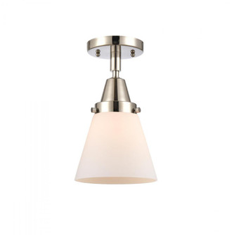 Cone - 1 Light - 6 inch - Polished Nickel - Semi-Flush Mount (3442|447-1C-PN-G61)