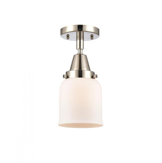 Bell - 1 Light - 5 inch - Polished Nickel - Semi-Flush Mount (3442|447-1C-PN-G51-LED)