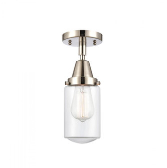 Dover - 1 Light - 5 inch - Polished Nickel - Semi-Flush Mount (3442|447-1C-PN-G312)