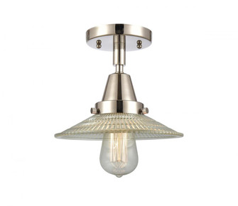 Halophane - 1 Light - 9 inch - Polished Nickel - Semi-Flush Mount (3442|447-1C-PN-G2-LED)