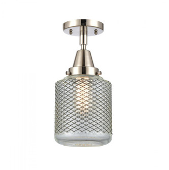 Stanton - 1 Light - 6 inch - Polished Nickel - Semi-Flush Mount (3442|447-1C-PN-G262-LED)