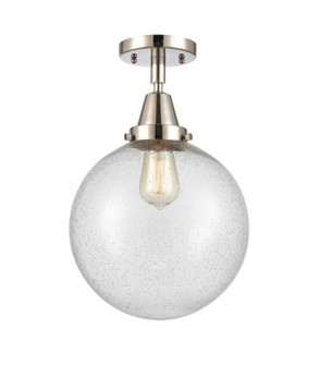 Beacon - 1 Light - 10 inch - Polished Nickel - Semi-Flush Mount (3442|447-1C-PN-G204-10-LED)