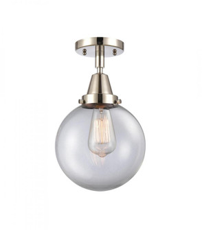 Beacon - 1 Light - 8 inch - Polished Nickel - Semi-Flush Mount (3442|447-1C-PN-G202-8)