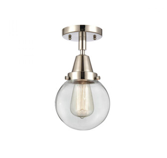 Beacon - 1 Light - 6 inch - Polished Nickel - Semi-Flush Mount (3442|447-1C-PN-G202-6-LED)