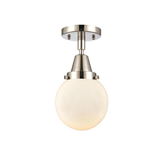 Beacon - 1 Light - 6 inch - Polished Nickel - Semi-Flush Mount (3442|447-1C-PN-G201-6-LED)