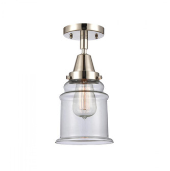 Canton - 1 Light - 6 inch - Polished Nickel - Semi-Flush Mount (3442|447-1C-PN-G182-LED)