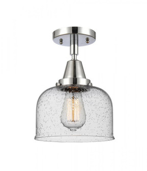 Bell - 1 Light - 8 inch - Polished Chrome - Semi-Flush Mount (3442|447-1C-PC-G74)