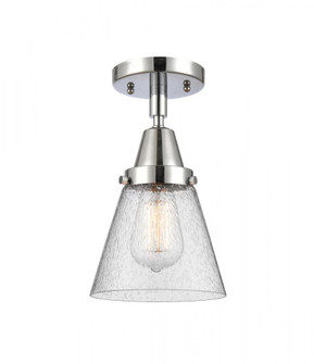 Cone - 1 Light - 6 inch - Polished Chrome - Semi-Flush Mount (3442|447-1C-PC-G64-LED)