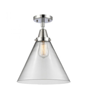Cone - 1 Light - 12 inch - Polished Chrome - Semi-Flush Mount (3442|447-1C-PC-G42-L)