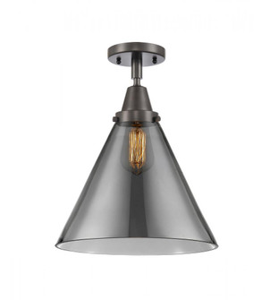 Cone - 1 Light - 12 inch - Oil Rubbed Bronze - Flush Mount (3442|447-1C-OB-G43-L)