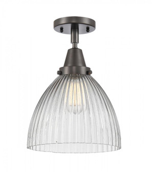 Seneca Falls - 1 Light - 10 inch - Oil Rubbed Bronze - Semi-Flush Mount (3442|447-1C-OB-G222-LED)