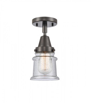 Canton - 1 Light - 6 inch - Oil Rubbed Bronze - Semi-Flush Mount (3442|447-1C-OB-G184S)