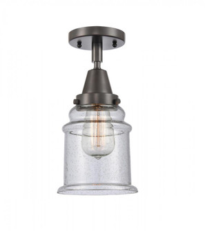 Canton - 1 Light - 6 inch - Oil Rubbed Bronze - Semi-Flush Mount (3442|447-1C-OB-G184)
