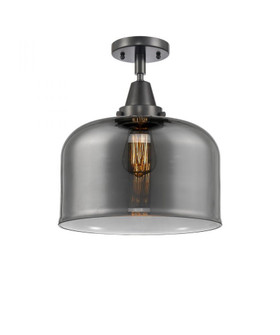 Bell - 1 Light - 12 inch - Matte Black - Flush Mount (3442|447-1C-BK-G73-L)