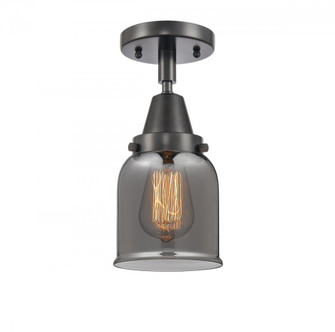 Bell - 1 Light - 5 inch - Matte Black - Semi-Flush Mount (3442|447-1C-BK-G53-LED)