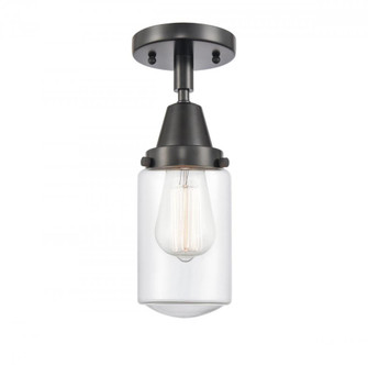 Dover - 1 Light - 5 inch - Matte Black - Semi-Flush Mount (3442|447-1C-BK-G312-LED)