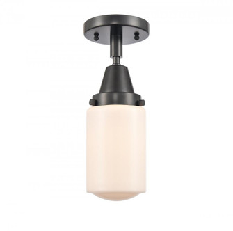 Dover - 1 Light - 5 inch - Matte Black - Semi-Flush Mount (3442|447-1C-BK-G311)