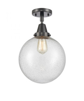 Beacon - 1 Light - 10 inch - Matte Black - Semi-Flush Mount (3442|447-1C-BK-G204-10)