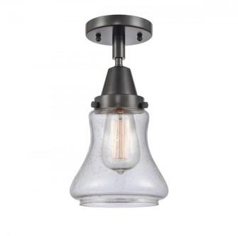 Bellmont - 1 Light - 6 inch - Matte Black - Semi-Flush Mount (3442|447-1C-BK-G194-LED)