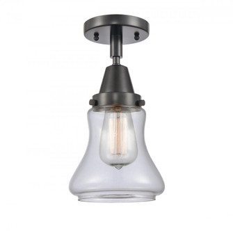 Bellmont - 1 Light - 6 inch - Matte Black - Semi-Flush Mount (3442|447-1C-BK-G192-LED)