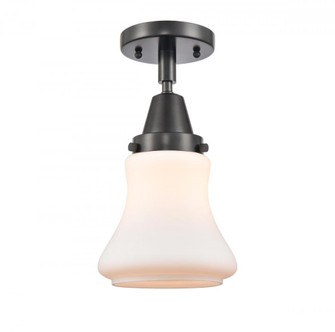 Bellmont - 1 Light - 6 inch - Matte Black - Semi-Flush Mount (3442|447-1C-BK-G191-LED)