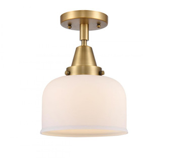 Bell - 1 Light - 8 inch - Brushed Brass - Semi-Flush Mount (3442|447-1C-BB-G71)