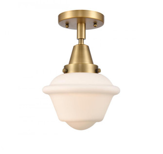 Oxford - 1 Light - 8 inch - Brushed Brass - Flush Mount (3442|447-1C-BB-G531-LED)