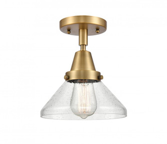Caden - 1 Light - 8 inch - Brushed Brass - Semi-Flush Mount (3442|447-1C-BB-G4474)