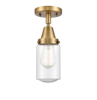 Dover - 1 Light - 5 inch - Brushed Brass - Semi-Flush Mount (3442|447-1C-BB-G314)